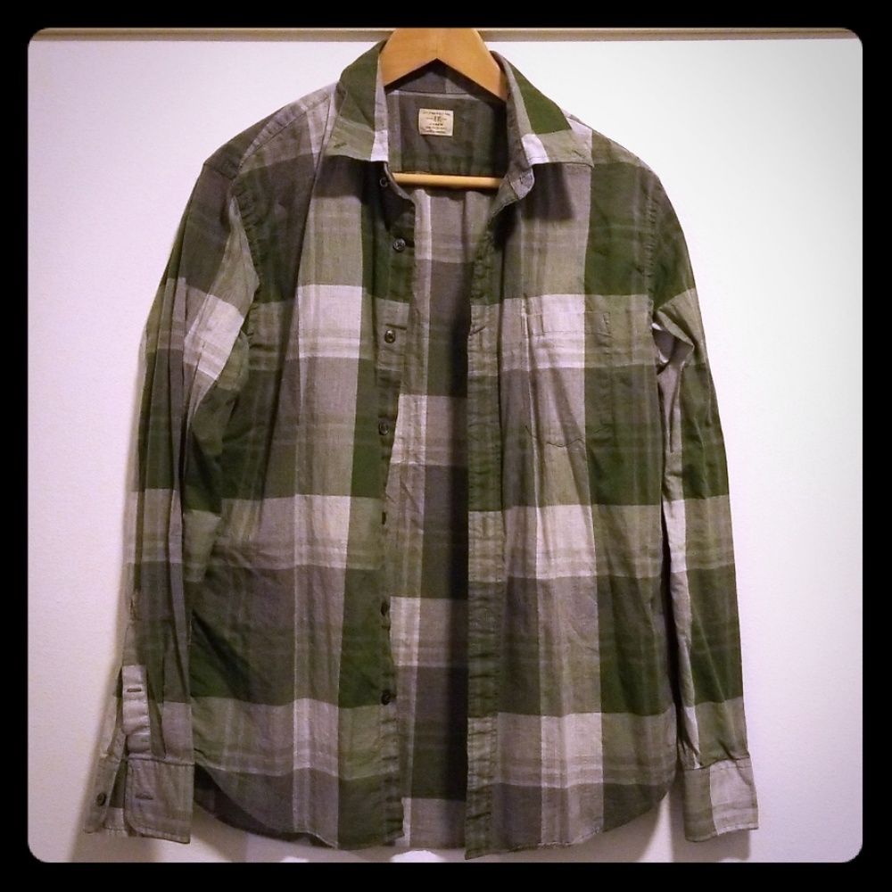 J. Crew plaid shirt